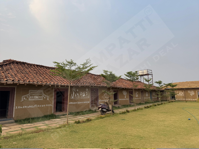 Farm Land By Green View