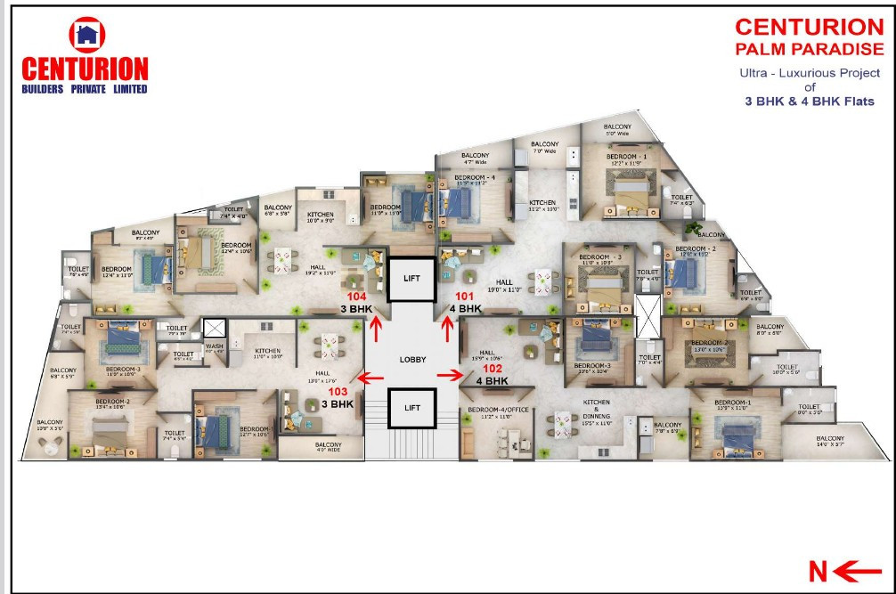 Centurion palm paradise